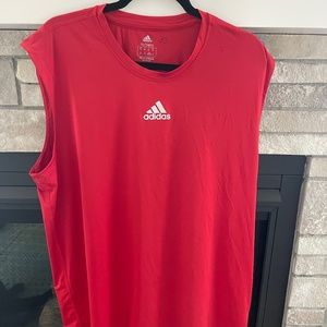 Nebraska Football Adidas Tank